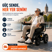 P264 Tilt Özellikli Akülü Tekerlekli Sandalye | Basınç Yönetimi ve Uzun Süreli Konfor İçin Geliştirilmiş Model