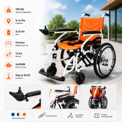 Poylin P200C Katlanabilir Çocuk Akülü Tekerlekli Sandalye