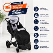 Mywam Yeti Engelli Çocuk Puseti Full Aksesuarlı | Avrupa Üretimi, Büyük Beden Kullanıcılar İçin Premium Pozisyonlandırma Modeli