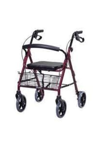 Tm-h 8026 Arkalıklı 4 Tekerlekli Yürüteç Walker OTURAKLI
