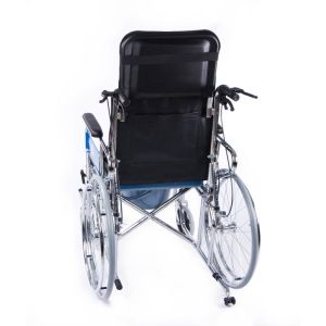 Comfort Plus KY609GC Sırtı Yatar Tekerlekli Sandalye | Ayak Kalkar, Tuvalet Özellikli