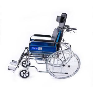 Comfort Plus KY609GC Sırtı Yatar Tekerlekli Sandalye | Ayak Kalkar, Tuvalet Özellikli