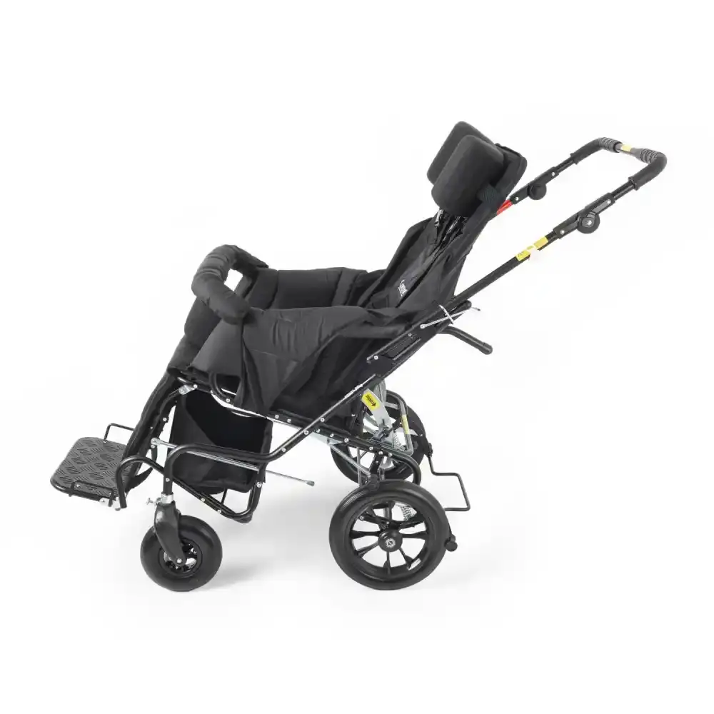 Comfort Plus Size 7 Engelli Çocuk ve Yetişkin Puseti | Katlanabilir Alüminyum Gövde, 5 Noktalı Emniyet Kemerli,