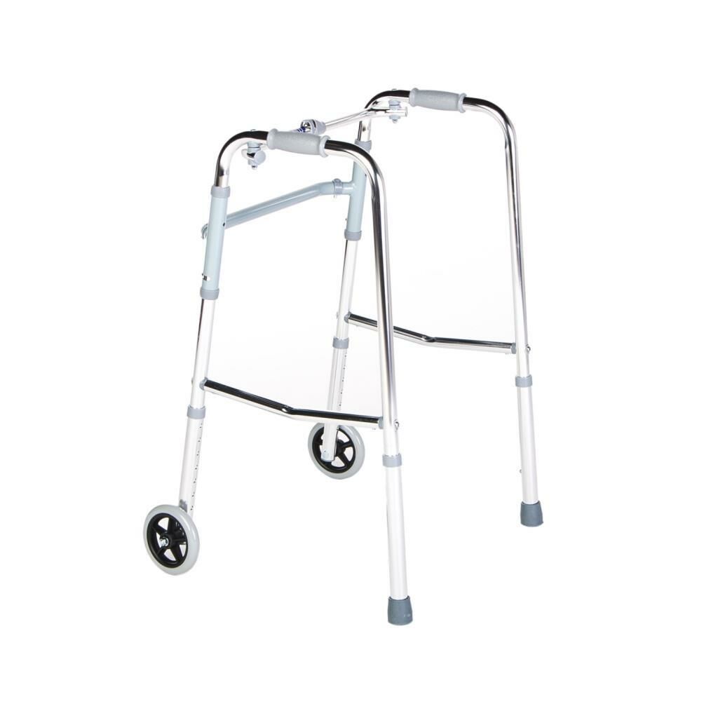 Comfort Plus KY912L iki Tekerlekli Alüminyum Walker İthal yürüteç HASTA YÜRÜTECİ