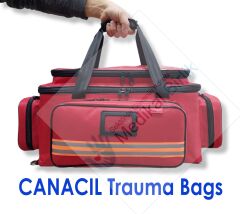 Canacil Travma Çantası TK6521 Kırmızı Profesyonel Acil Müdahale Çantası 63CM