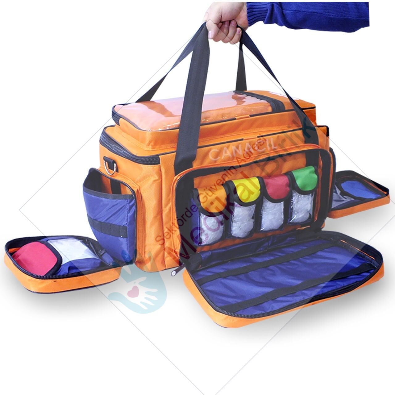 Canacil Travma Çantası TK6522 Turuncu 63 cm Profesyonel