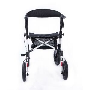 Comfort Plus DM-800 Alüminyum Rollatör | Büyük Tekerlekli, Frenli, Oturaklı Yürüteç
