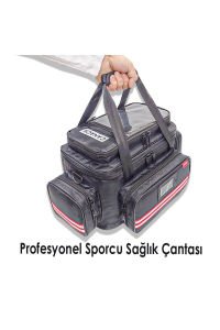 Canacil Sporcu Sağlık Çantası TK5405 Siyah | Profesyonel Acil Müdahale ve İlk Yardım Çantası