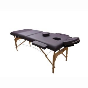 Comfort Plus 201 Ahşap Masaj Masası Mor | Katlanabilir Portatif Masaj ve Terapi Masası