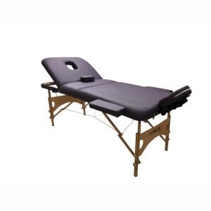 Comfort Plus 305 Ahşap Masaj Masası Mor | Katlanabilir, Ayarlanabilir, 250 Kg Kapasiteli
