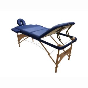 Comfort Plus 305 Ahşap Masaj Masası Mavi | Katlanabilir, Ayarlanabilir, 250 Kg Kapasiteli