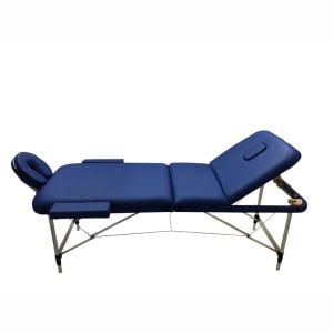 Comfort Plus 305 Alüminyum Masaj Masası Mavi | Katlanabilir, Ayarlanabilir, 250 Kg Kapasiteli