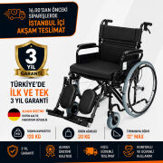 Römer R221B 45 cm Baldır Destekli Manuel Tekerlekli Sandalye