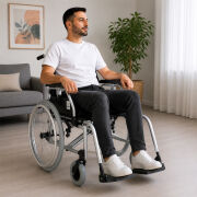 Römer R223 40 cm Lüks Özellikli Alüminyum Manuel Tekerlekli Sandalye