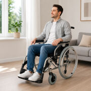 Römer R225 40 cm 6 Tekerli Lüks Alüminyum Manuel Tekerlekli Sandalye