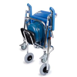 Comfort Plus DM-69 Banyo ve Tuvalet Özellikli Tekerlekli Sandalye | Alüminyum, Katlanabilir