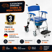 Römer R401 Mavi Standart Banyo Tuvalet Sandalyesi