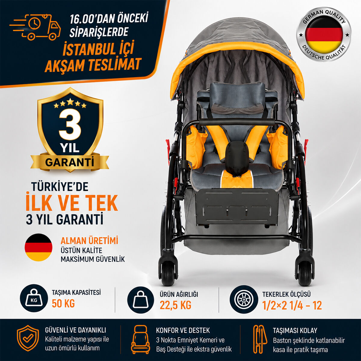 Römer R341-35 Buggy Engelli Çocuk Puseti