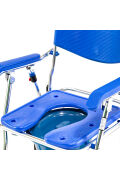 Römer R402 Mavi Tekerlekli Banyo Tuvalet Sandalyesi