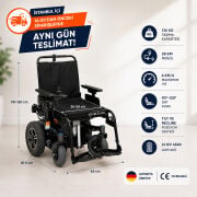 DIETZ MINKO SB Akülü Tekerlekli Sandalye | Alman Üretimi, Arka Tekerlekten Çekişli ve Yüksek Konfor Sunan Premium Model