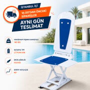 DIETZ KANJO Eco Banyo Asansörü | Almanya Menşeili, Lityum Bataryalı ve Geriye Yatabilen Güvenli Küvet Asansörü
