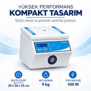 Elektromag M19 Hematokrit Santrifüj | Hızlı, Güvenilir ve Hassas Kan Analiz Cihazı