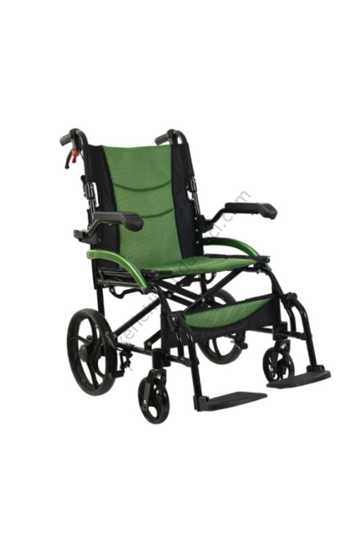 G-502 Alüminyum 10.5 kg Manuel Tekerlekli Sandalye | Katlanabilir Hafif Transfer Sandalyesi