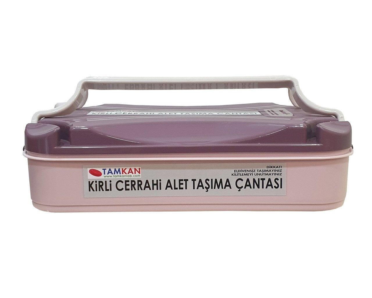 CANACIL TK0612 7 Litre Kirli Cerrahi Alet Taşıma Çantası – Çift Kilitli, Çift Kulplu