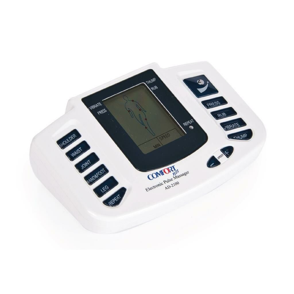 Comfort Plus DM-2100 TENS Cihazı | Terlikli ve Adaptörlü Elektrikli Kas ve Sinir Stimülasyon Cihazı