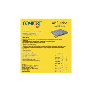 Comfort Plus Havalı Oturma Minderi 45x40x6 cm | Tekerlekli Sandalye ve Medikal Oturma Minderi
