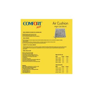 Comfort Plus DM Havalı Oturma Minderi 45x40x8 cm | Tekerlekli Sandalye Oturma Minderi