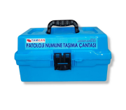 CANACIL TK2320 Patolojik Numune Kabı Mavi – Biyopsi ve Laboratuvar Numune Kabı