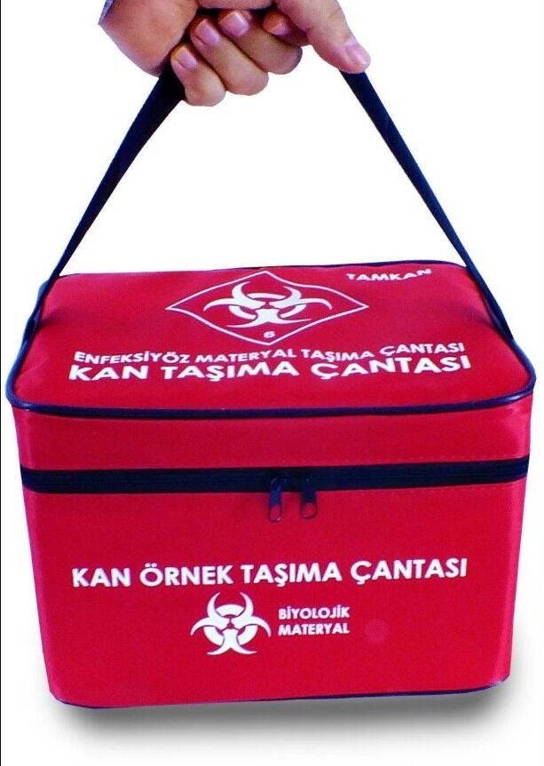 CANACIL TK5004 36'lık Kan Örnek Taşıma Çantası – Blood Sample Bag, Soğuk Zincir Numune Çantası