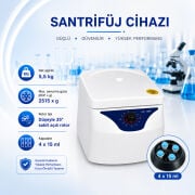 Elektromag M415 E Genel Amaçlı Laboratuvar Santrifüjü | 5000 rpm, 4×15 mL Sabit Açılı Masaüstü Santrifüj