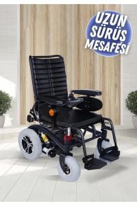 Comfort Plus DM-450 Luxury XXL Akülü Tekerlekli Sandalye 160 kg | 56 cm