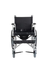 Comfort Plus DM-550 50 cm Tuvaletli Tekerlekli Sandalye | Refakatçi Frenli