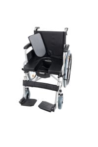 Comfort Plus DM-550 50 cm Tuvaletli Tekerlekli Sandalye | Refakatçi Frenli