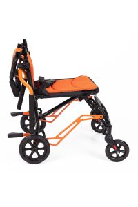 Comfort Plus DY01409LJ Turuncu Transfer Tekerlekli Sandalye | Katlanabilir