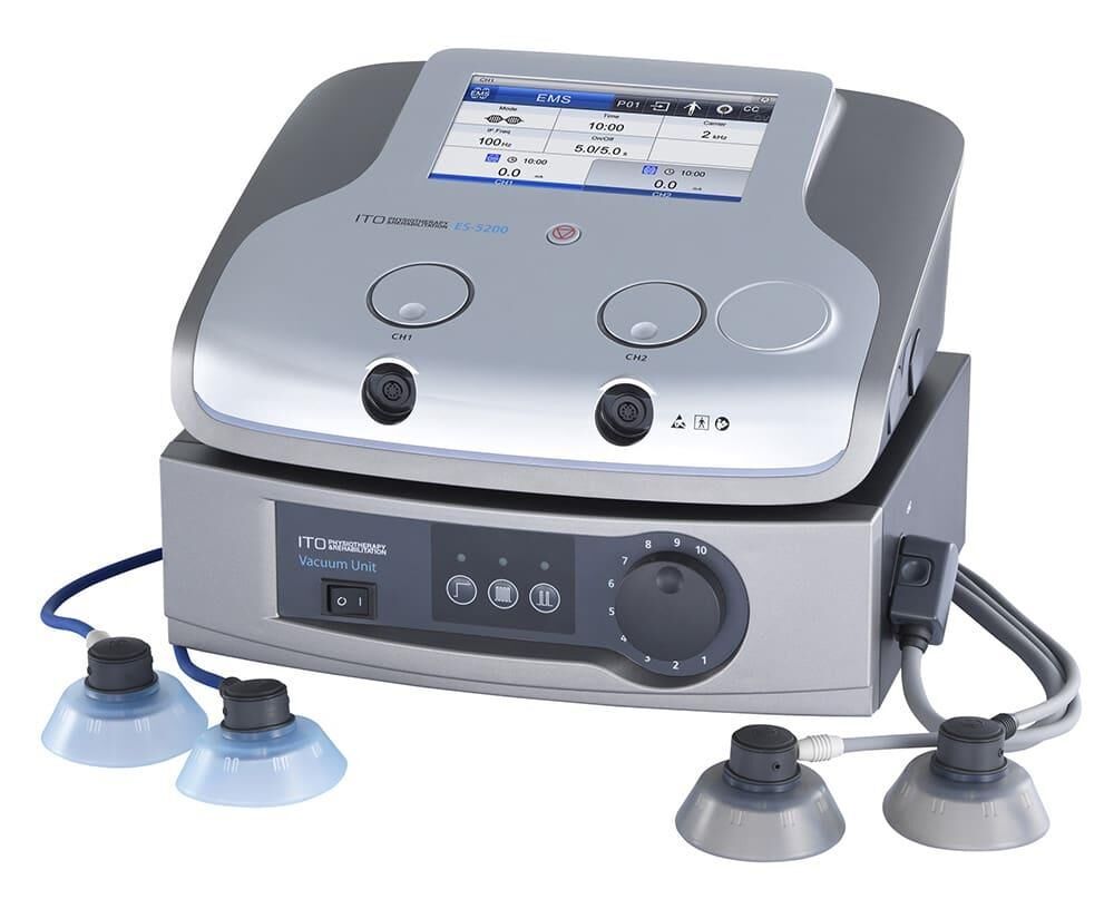 ITO ES-5200 2 Kanallı Elektroterapi Cihazı | Profesyonel Fizik Tedavi ve Elektroterapi Sistemi