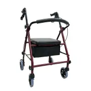 PR-880 Tekerlekli Walker Rollator Yürüteç | Oturaklı, Frenli, Katlanabilir 110 Kg Hasta Yürüteci | Medikal Birlik