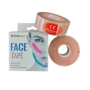 Kindmax Face Tape Yüz Germe Kinesio Bant 5 Metre | Yüz ve Boyun Bantlama
