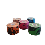 Maxi Desenli Kinesiotape Mavi 5 Metre x 5 Cm | Kinesio Ağrı Bandı