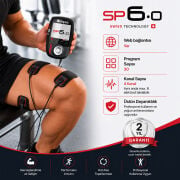 Compex SP 6.0 Wireless Profesyonel Kas Geliştirme ve Elektrostimülasyon Cihazı | TENS & EMS | 30 Programlı