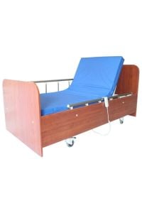 Medikal yatak 2 Motorlu Ahşap Hasta Karyolası ( 2 Yıl Garantili )
