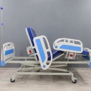 3 Motorlu Full ABS Hasta Karyolası | Elektrikli Asansörlü Kumandalı Hasta Yatağı 90x190 cm 220 kg