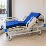 4 Motorlu Full ABS Hasta Karyolası | Elektrikli Trendelenburg Hasta Yatağı 200-220 kg 90x190 cm