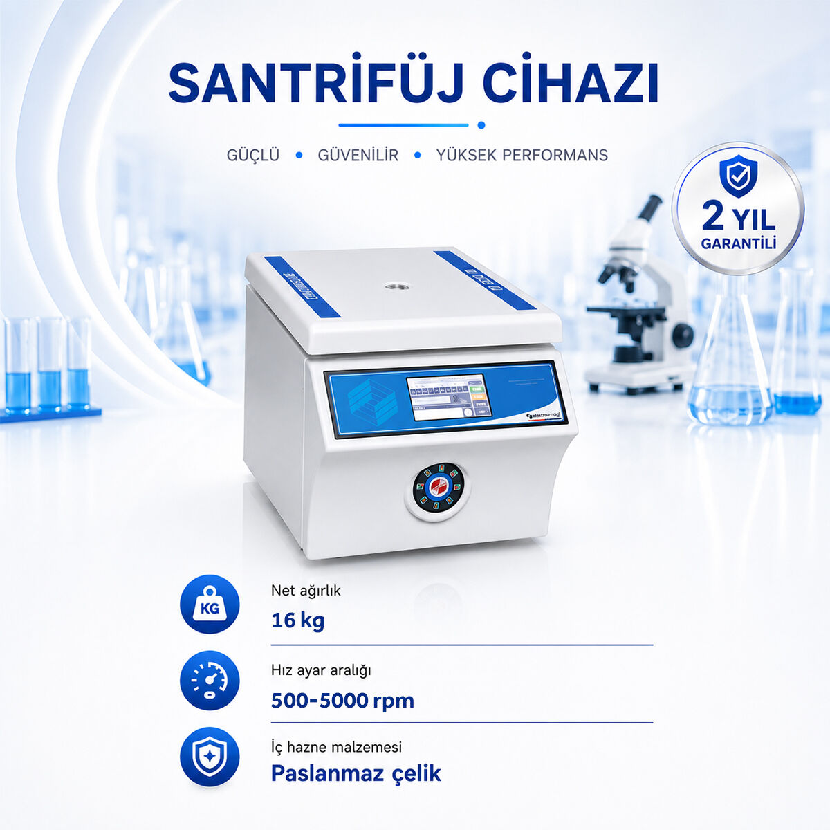 Elektromag M2415 P Genel Amaçlı Santrifüj Cihazı
