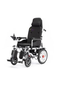 JT-124 Hafif Akülü Tekerlekli Sandalye | Katlanabilir Çift Motorlu Elektrikli Hasta ve Engelli Sandalyesi | Medikal Birlik
