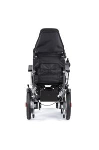 JT-124 Hafif Akülü Tekerlekli Sandalye | Katlanabilir Çift Motorlu, Yatarlı Elektrikli Sandalye