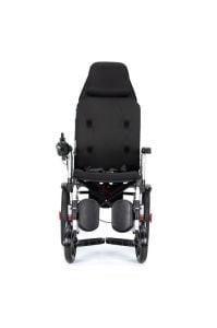 JT-124 Hafif Akülü Tekerlekli Sandalye | Katlanabilir Çift Motorlu, Yatarlı Elektrikli Sandalye